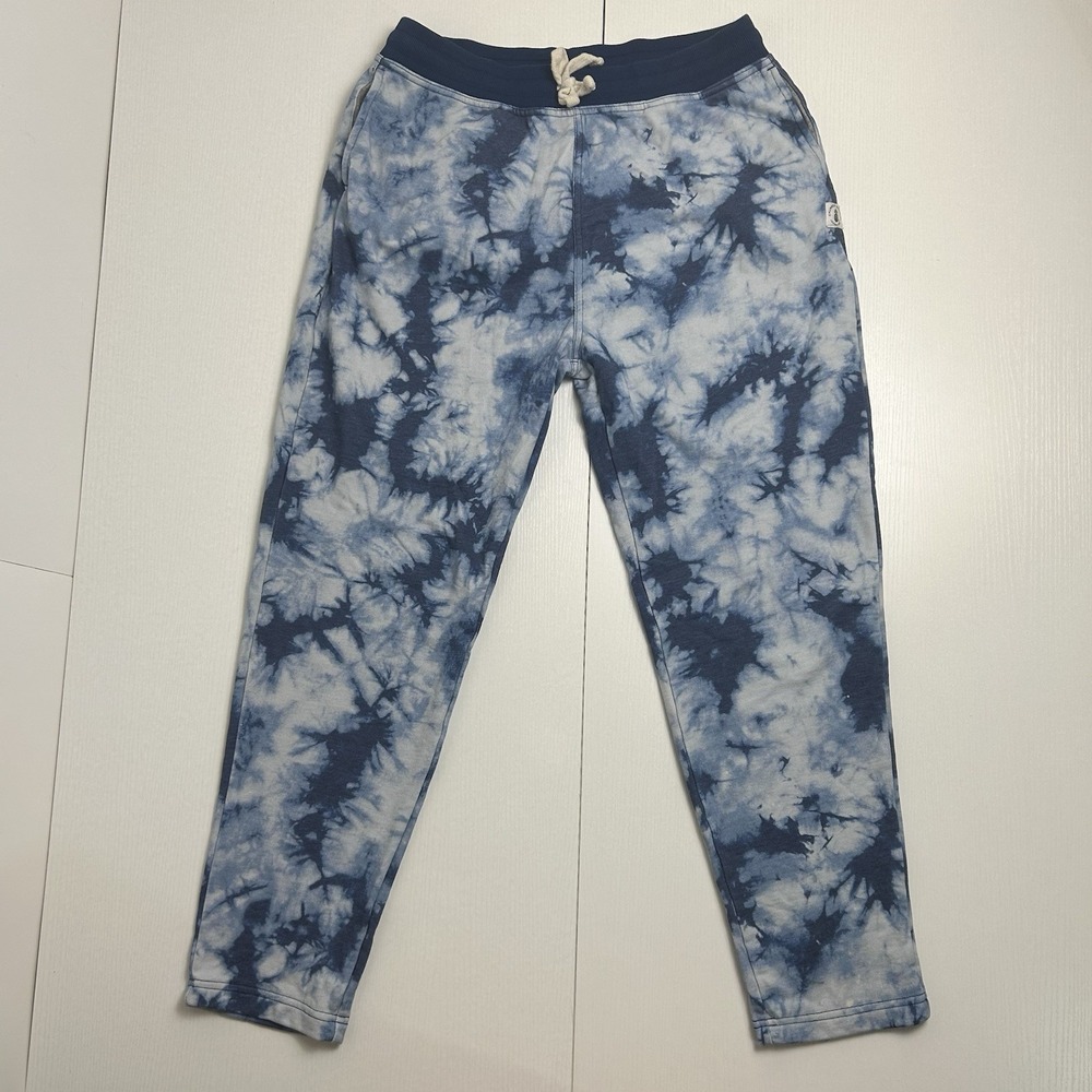 Chubbies The Far Outs Sweatpants Tie Dye Lounge Wear Joggers Men's Large Blue